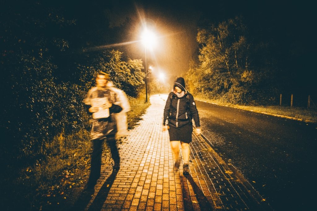 Laufen durch die Nacht